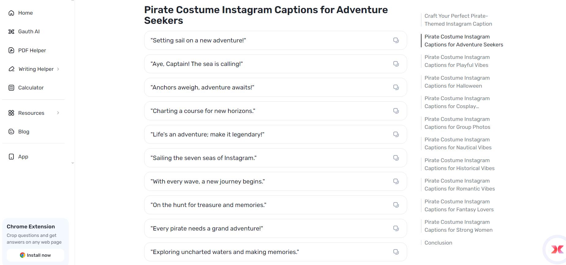 Got a Pirate Costume? Here’s How to Caption It Like a Pro