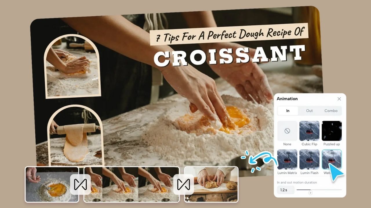 Raw Clips to Recipes Masterpieces: Cooking Videos with Pippit